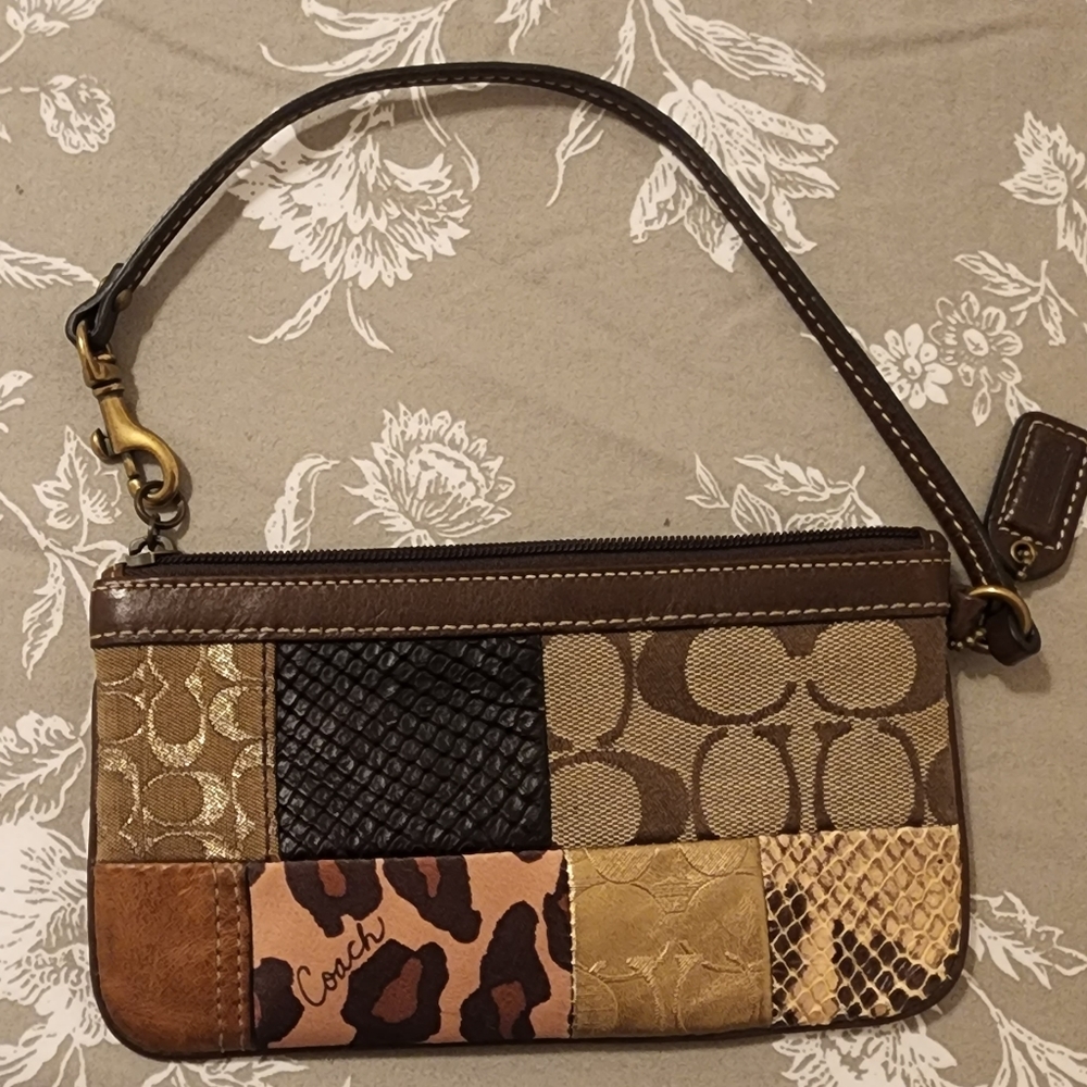 Coach Limited Edition Patchwork Small Wristlet - image 1